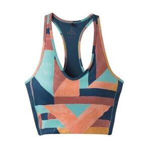 Prana Licidia Women's Colorful Geometric Sports Bra Top